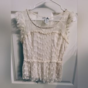 Pinky Lace Top so romantic and sweet in Small